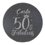 Round Slate Coaster