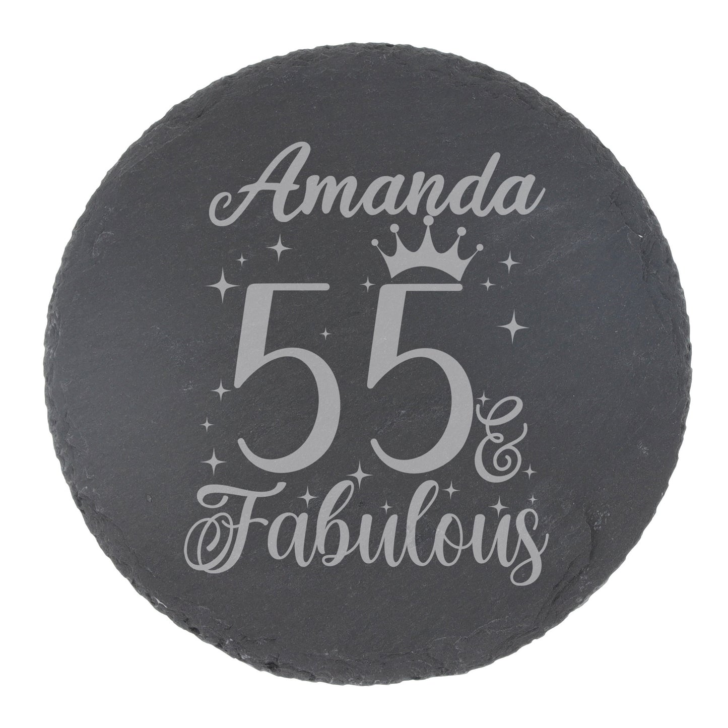 Round Slate Coaster