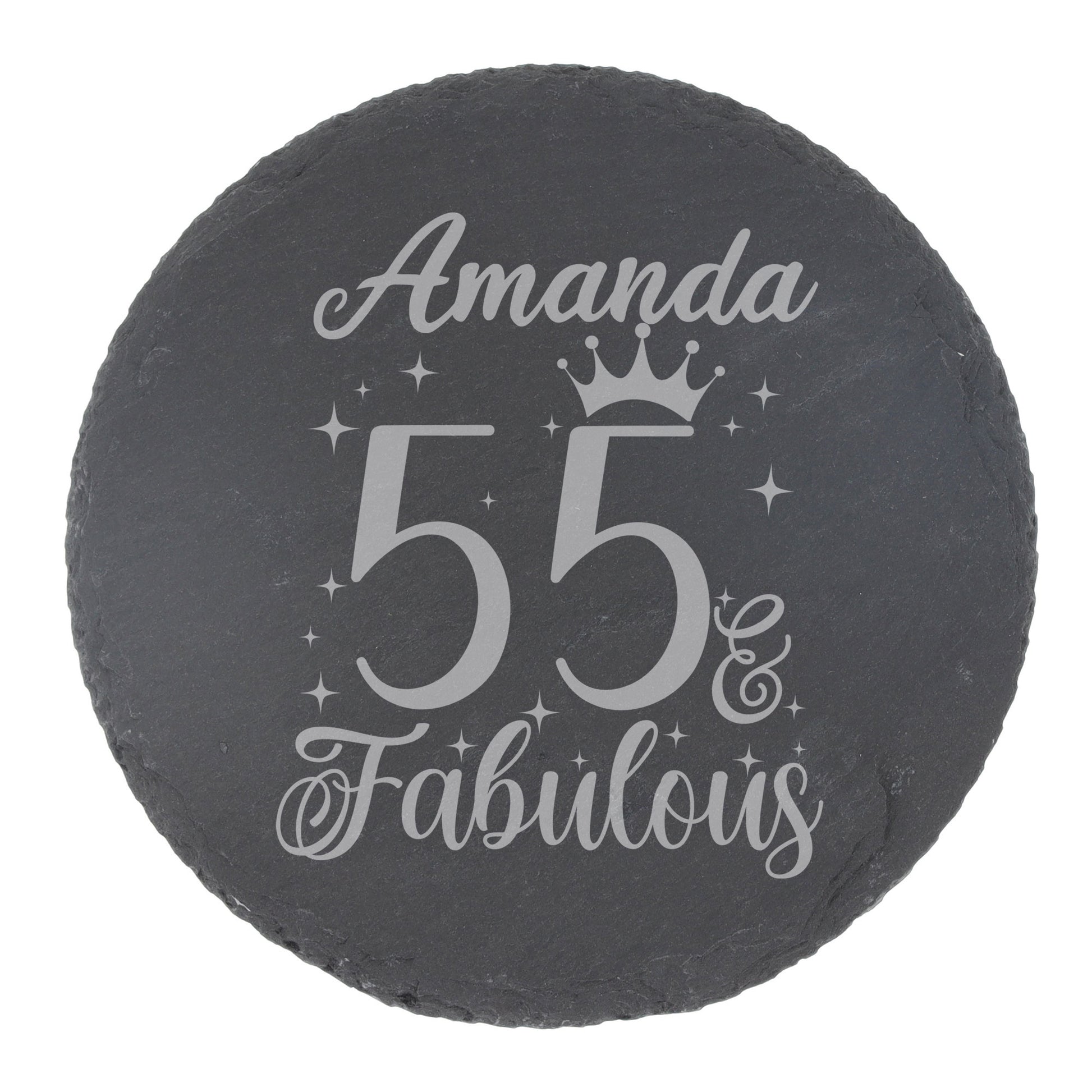 Round Slate Coaster