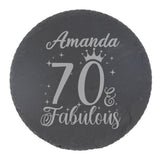 Round Slate Coaster