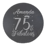 Round Slate Coaster