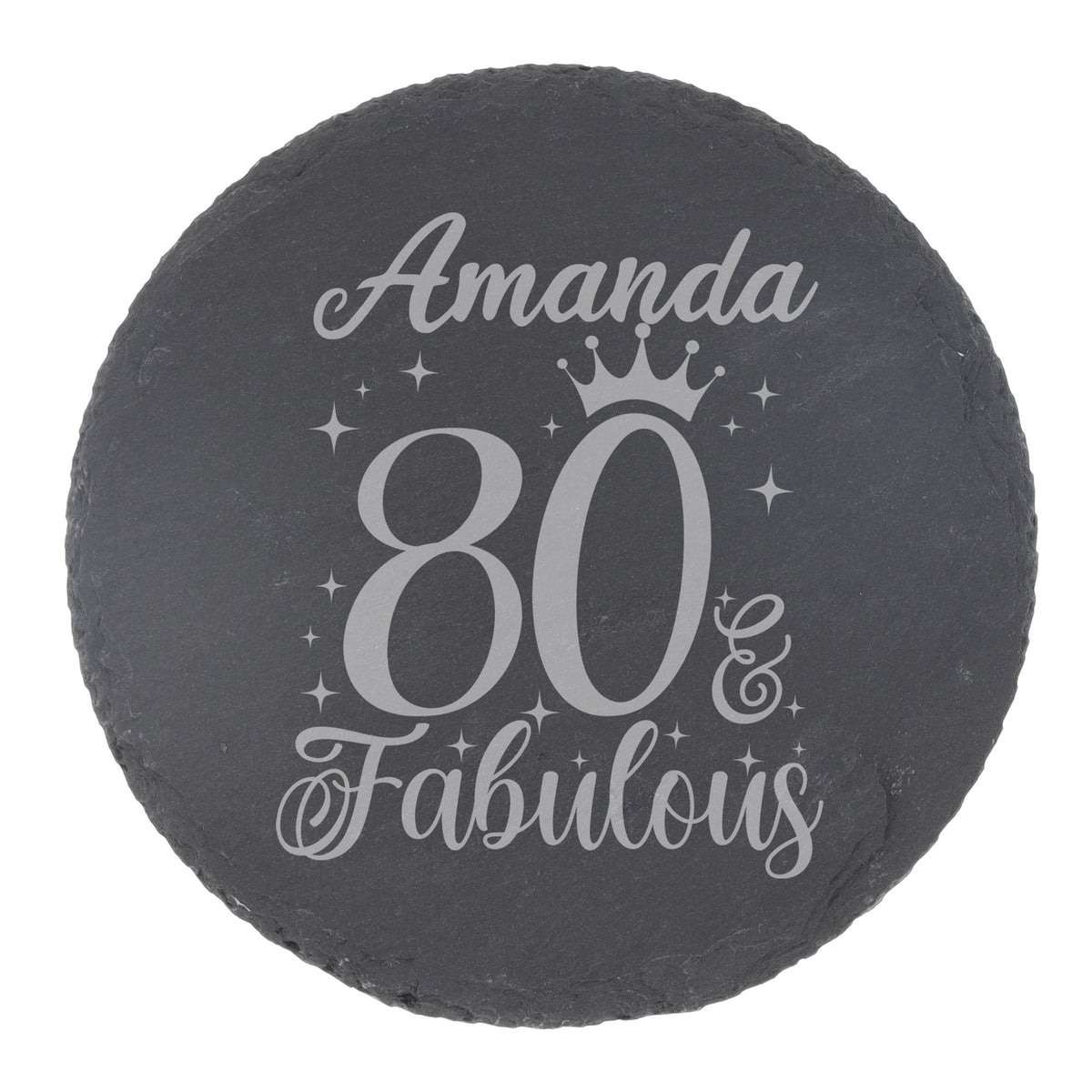 Round Slate Coaster