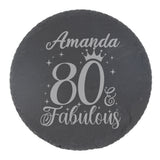 Round Slate Coaster