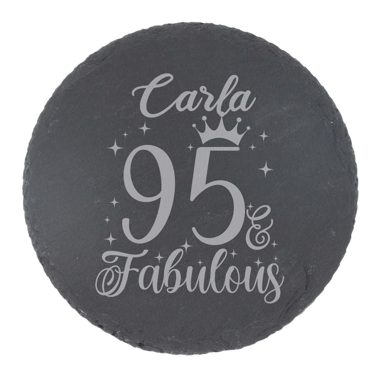 Round Slate Coaster