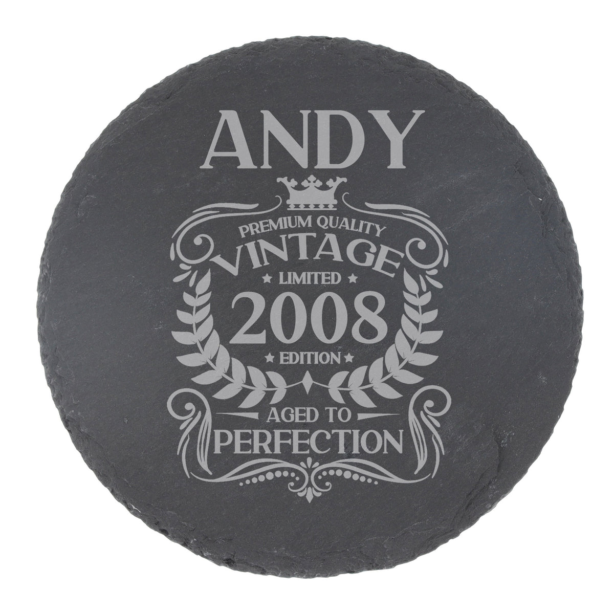 Round Slate Coaster