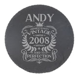 Round Slate Coaster