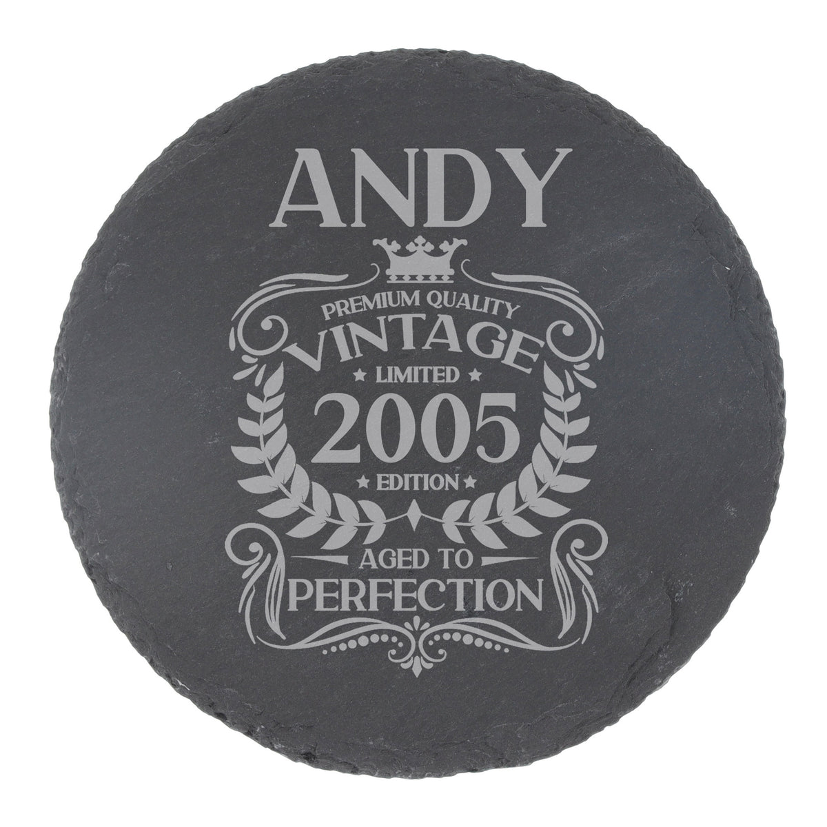 Round Slate Coaster