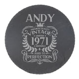 Round Slate Coaster