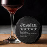 Review Personalised Engraved Slate Coaster Birthday Gift