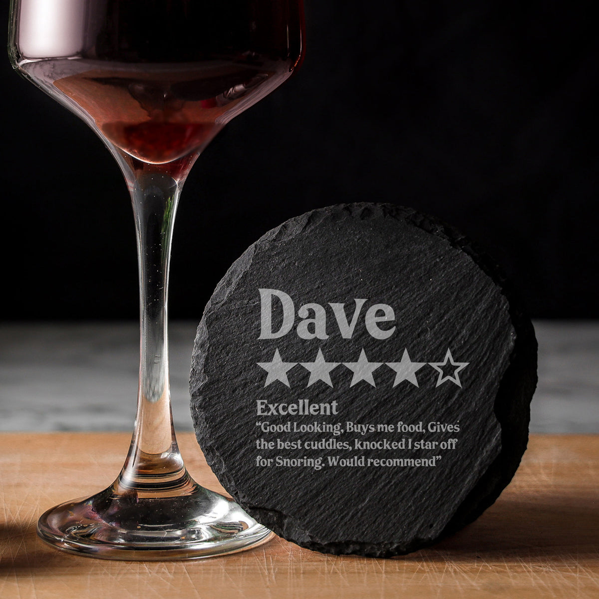 Review Personalised Engraved Slate Coaster Birthday Gift