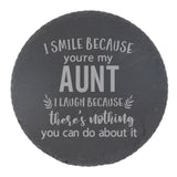 Round Slate Coaster
