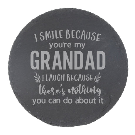 Round Slate Coaster