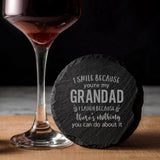 Round Slate Coaster
