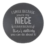 Round Slate Coaster