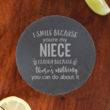 Round Slate Coaster