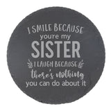 Round Slate Coaster