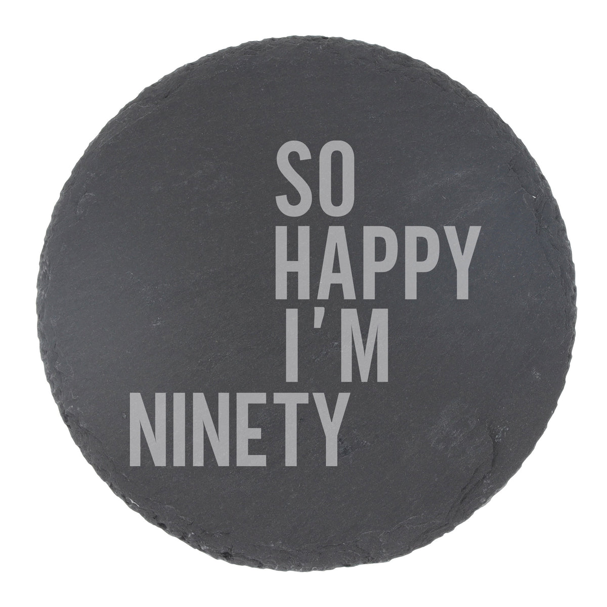 Round Slate Coaster