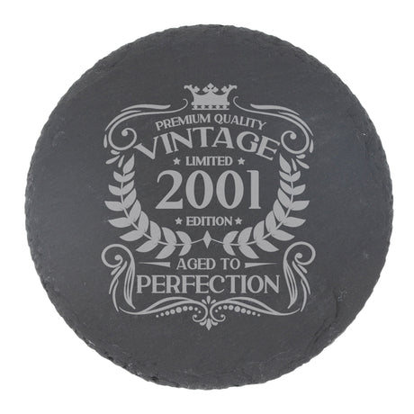 Round Slate Coaster