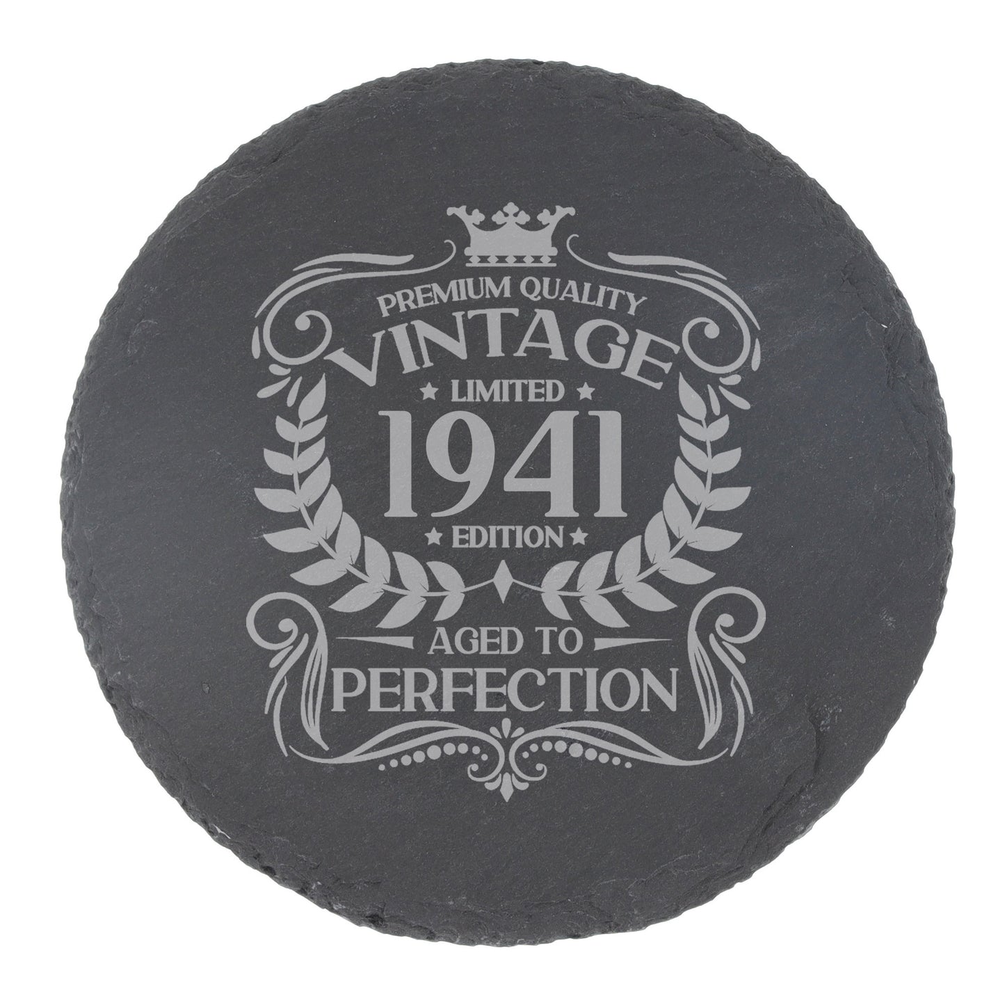 Round Slate Coaster