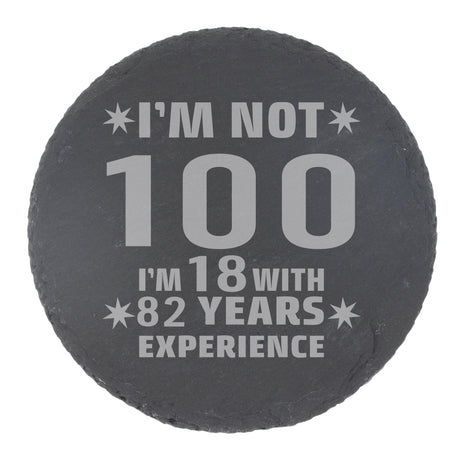 Round Slate Coaster