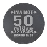 Round Slate Coaster