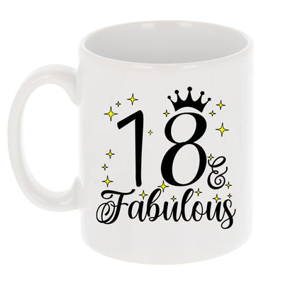 18 and Fabulous 18th Birthday Coffee Mug for Tea or Coffee