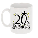 20 and Fabulous 20th Birthday Coffee Mug for Tea or Coffee