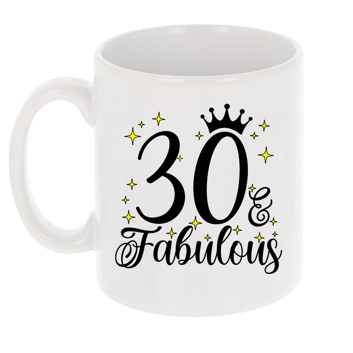 30 and Fabulous 30th Birthday Coffee Mug for Tea or Coffee