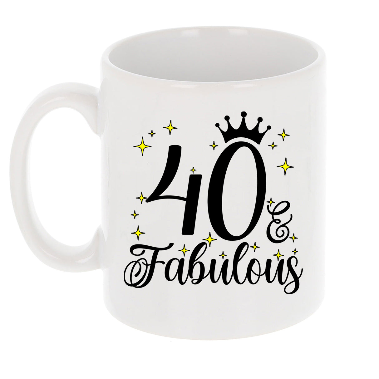 40 and Fabulous 40th Birthday Coffee Mug for Tea or Coffee