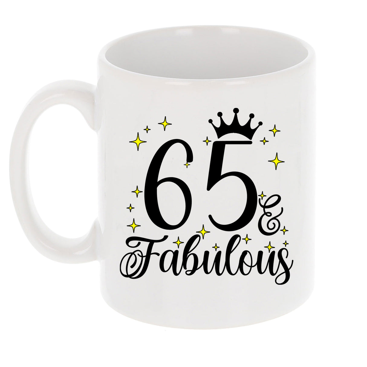 65 and Fabulous 65th Birthday Coffee Mug for Tea or Coffee