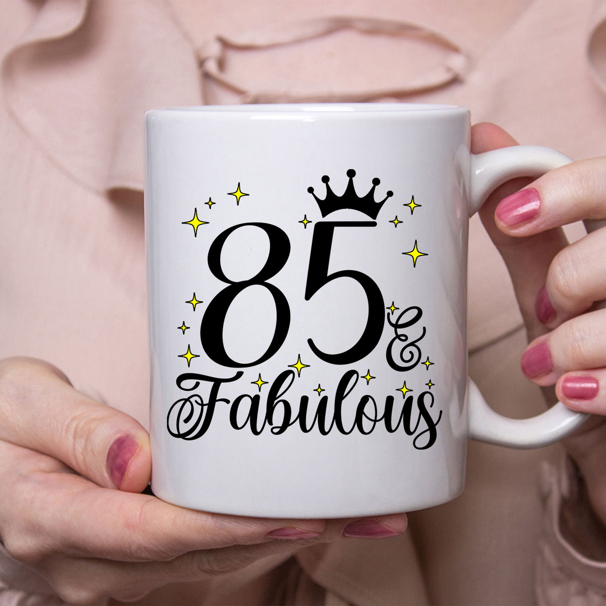 85 and Fabulous 85th Birthday Coffee Mug for Tea or Coffee
