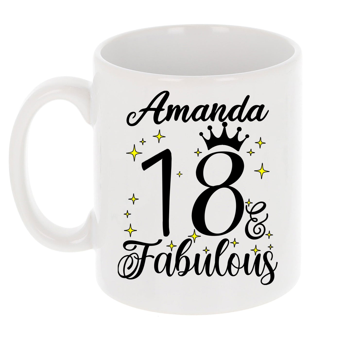 18 and Fabulous 18th Birthday Coffee Mug for Tea or Coffee