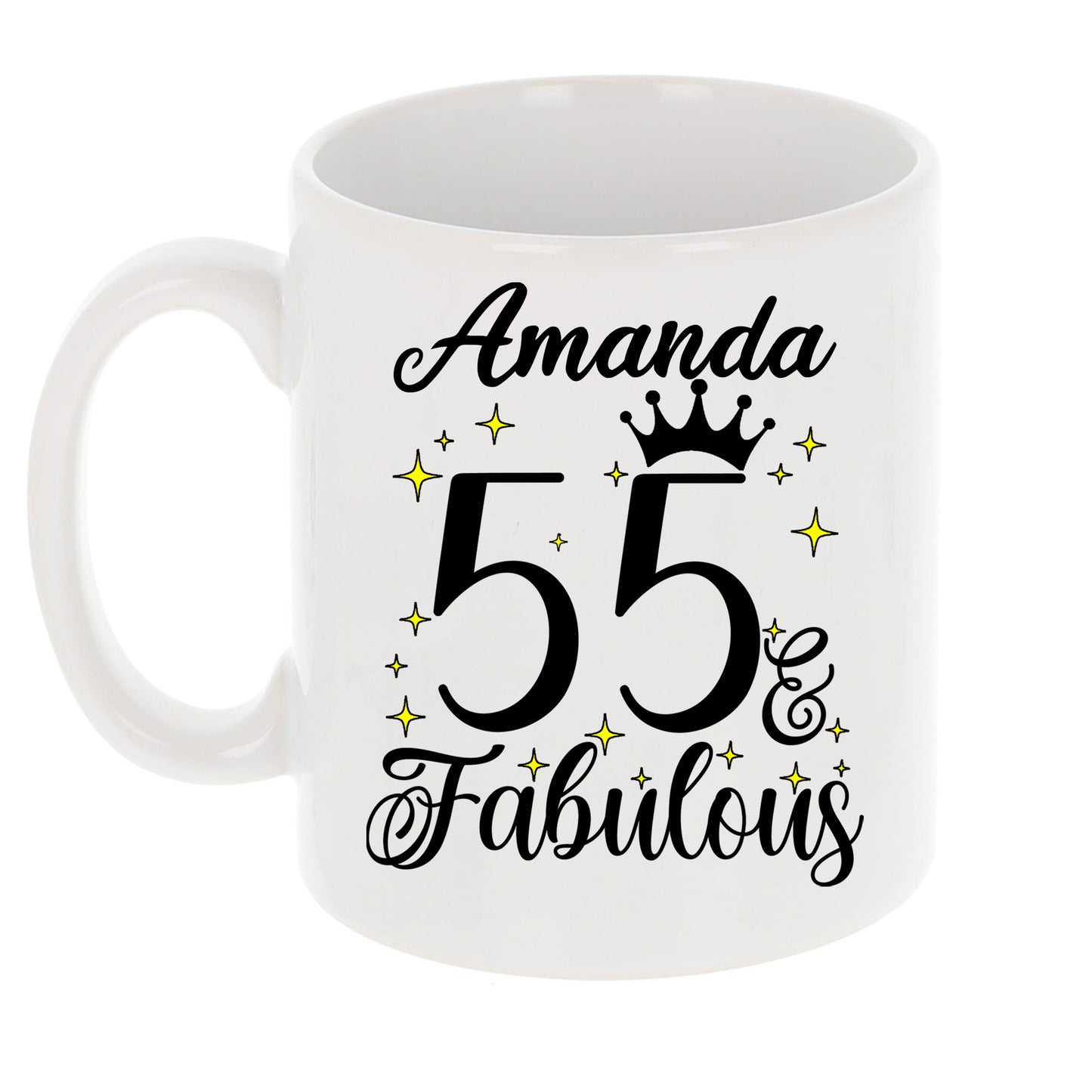 55 and Fabulous 55th Birthday Coffee Mug for Tea or Coffee