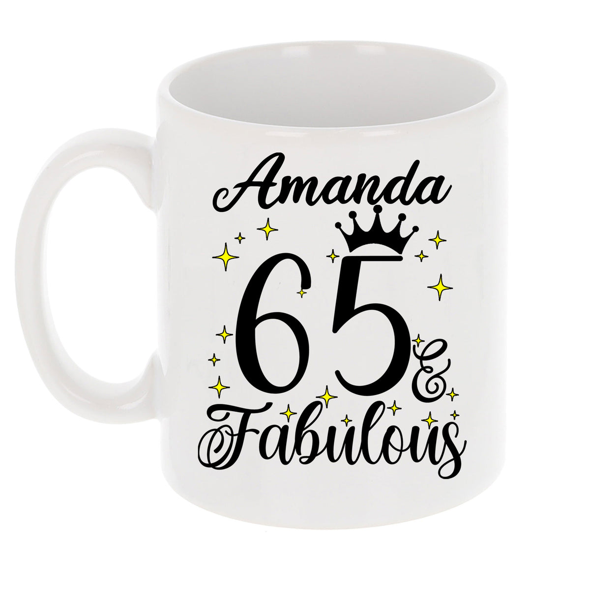 65 and Fabulous 65th Birthday Coffee Mug for Tea or Coffee