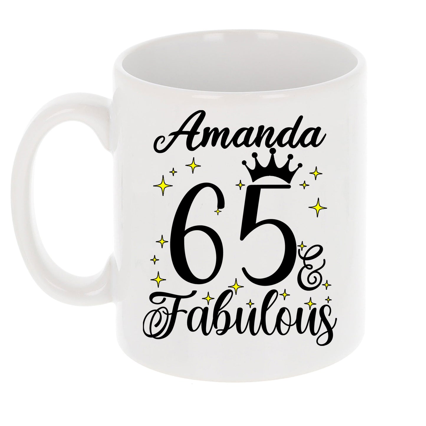 65 and Fabulous 65th Birthday Coffee Mug for Tea or Coffee
