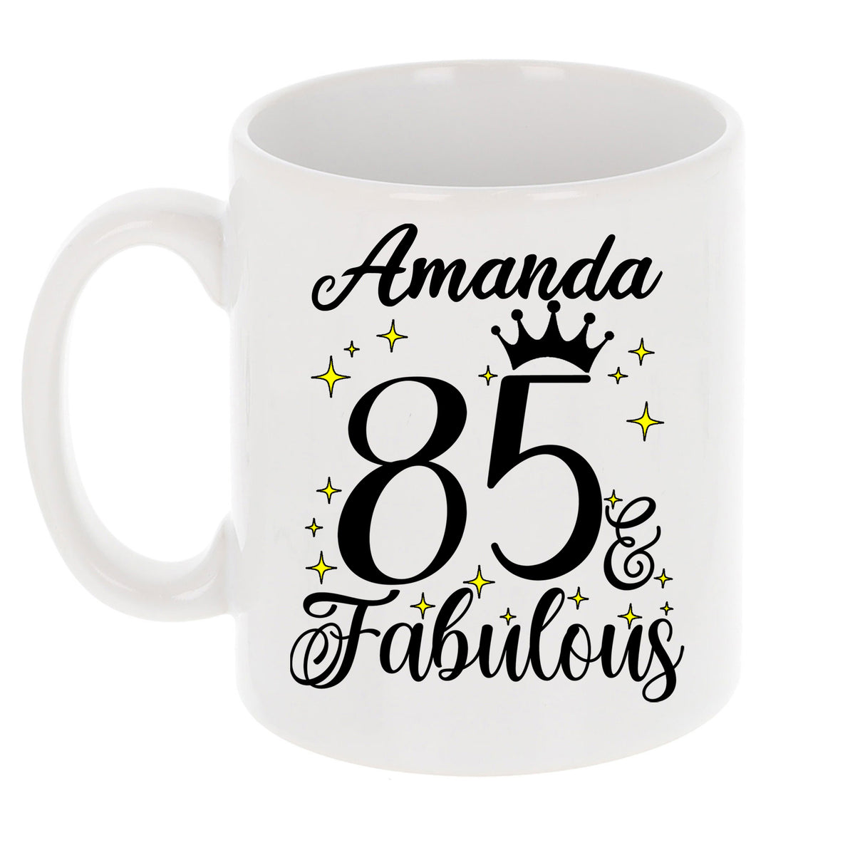 85 and Fabulous 85th Birthday Coffee Mug for Tea or Coffee