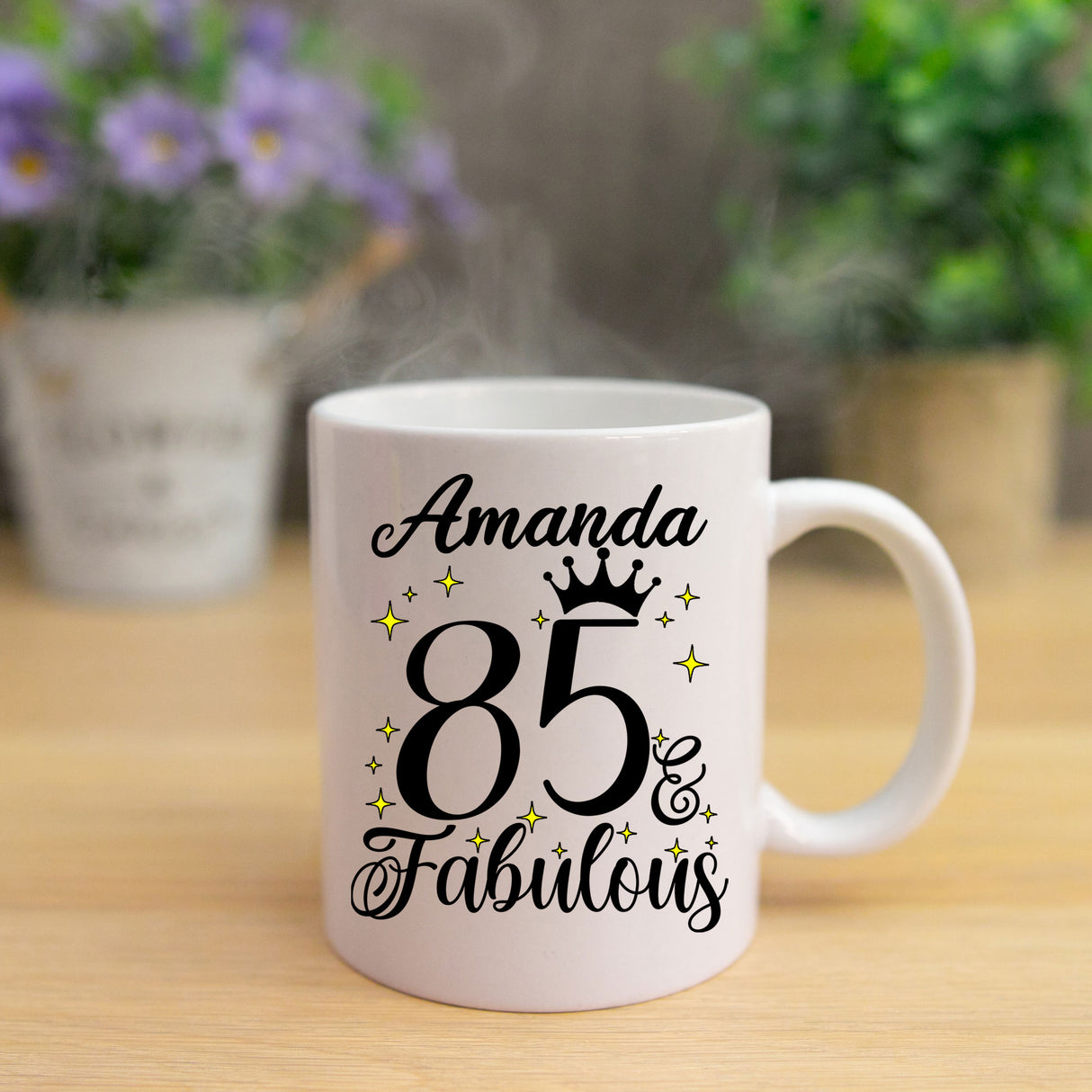 85 and Fabulous 85th Birthday Coffee Mug for Tea or Coffee