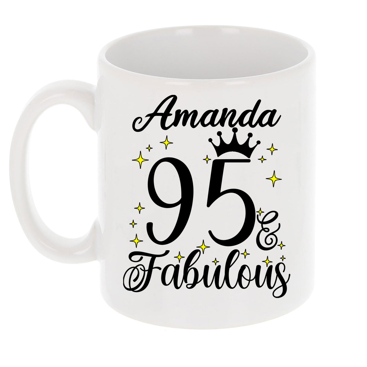 95 and Fabulous 95th Birthday Coffee Mug for Tea or Coffee