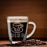 Glass Coffee Mug