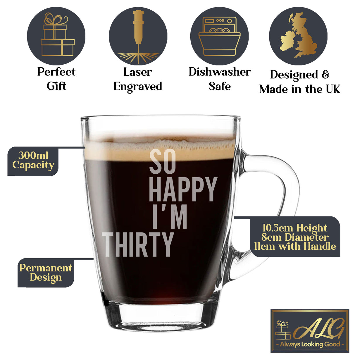 Glass Coffee Mug