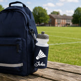Navy Water Bottle & Holder