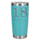 Turquoise Thermal Metal Coffee Cup