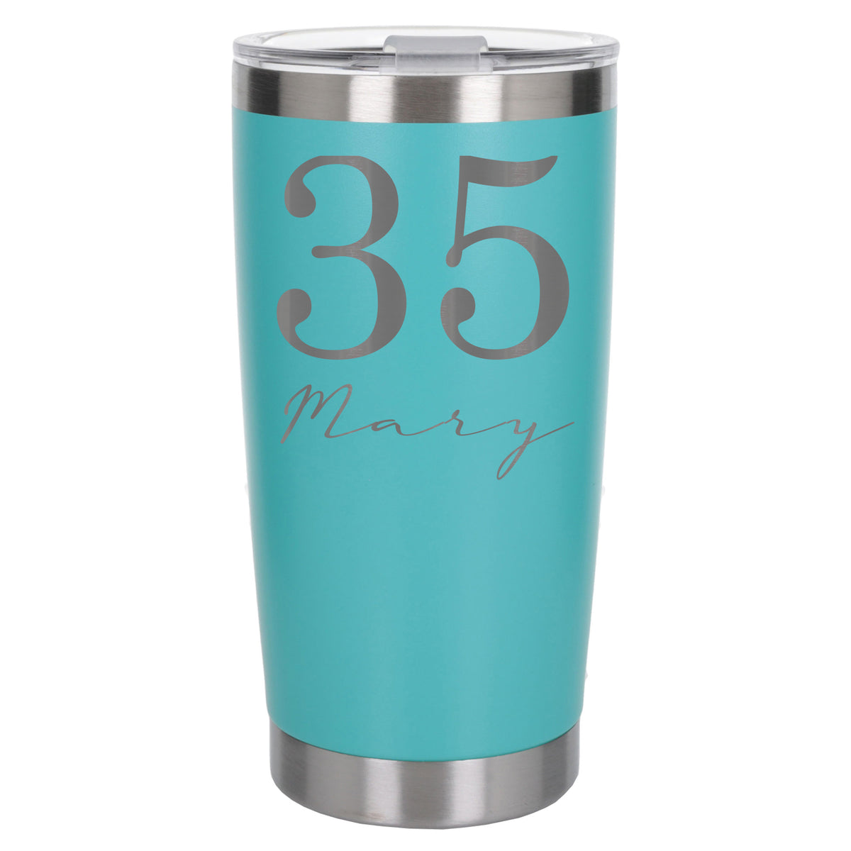 Turquoise Thermal Metal Coffee Cup