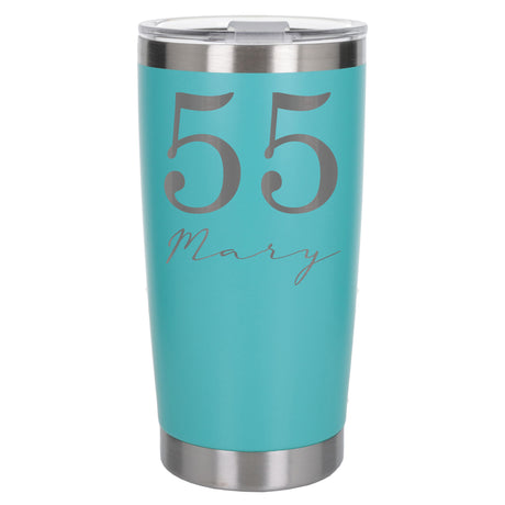 Turquoise Thermal Metal Coffee Cup