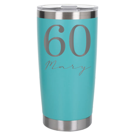 Turquoise Thermal Metal Coffee Cup
