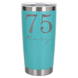 Turquoise Thermal Metal Coffee Cup