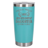 Turquoise Thermal Metal Coffee Cup