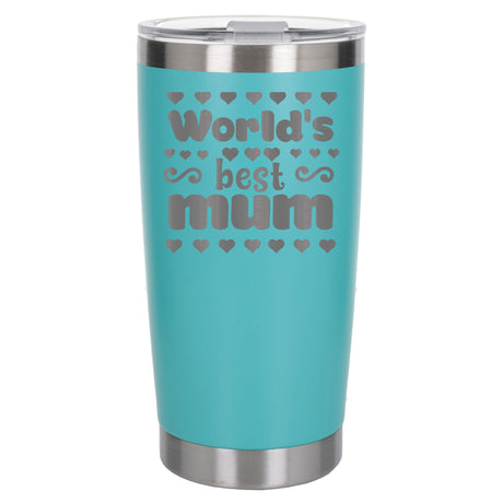 Turquoise Thermal Metal Coffee Cup