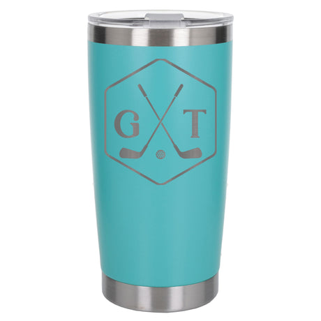 Turquoise Thermal Metal Coffee Cup