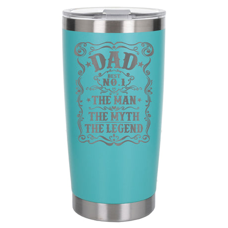 Turquoise Thermal Metal Coffee Cup